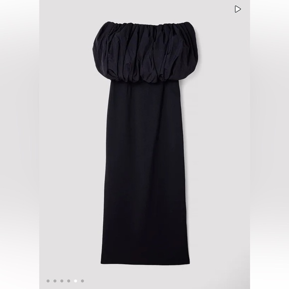 NWT ASOS Na-kd Puff Top Fitted Maxi Dress - Picture 3 of 10
